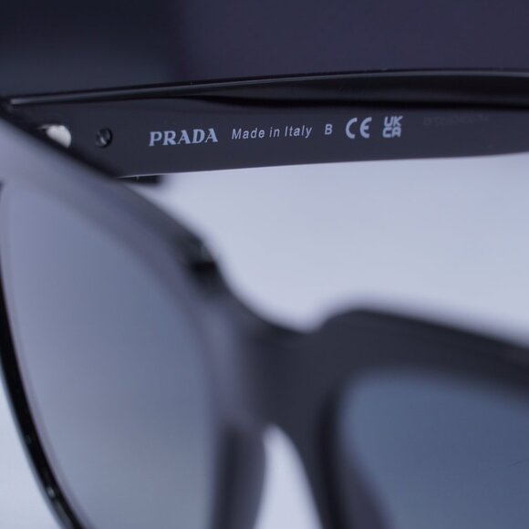 Final Price! Prada PR04YS 1AB2D0 Black/Grey Sunglasses